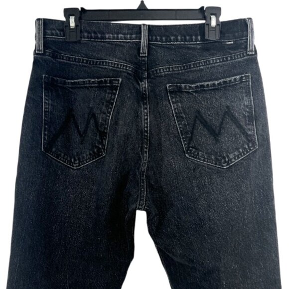 Mother Tomcat Ankle Jeans On the Fly Black Size 32 Pre-Loved - Picture 5 of 5